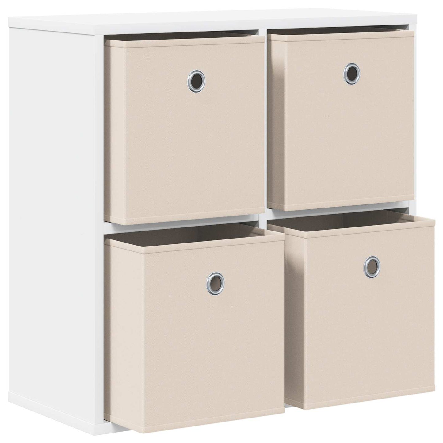 Sideboard Weiß 59,5 x 27 x 57 cm