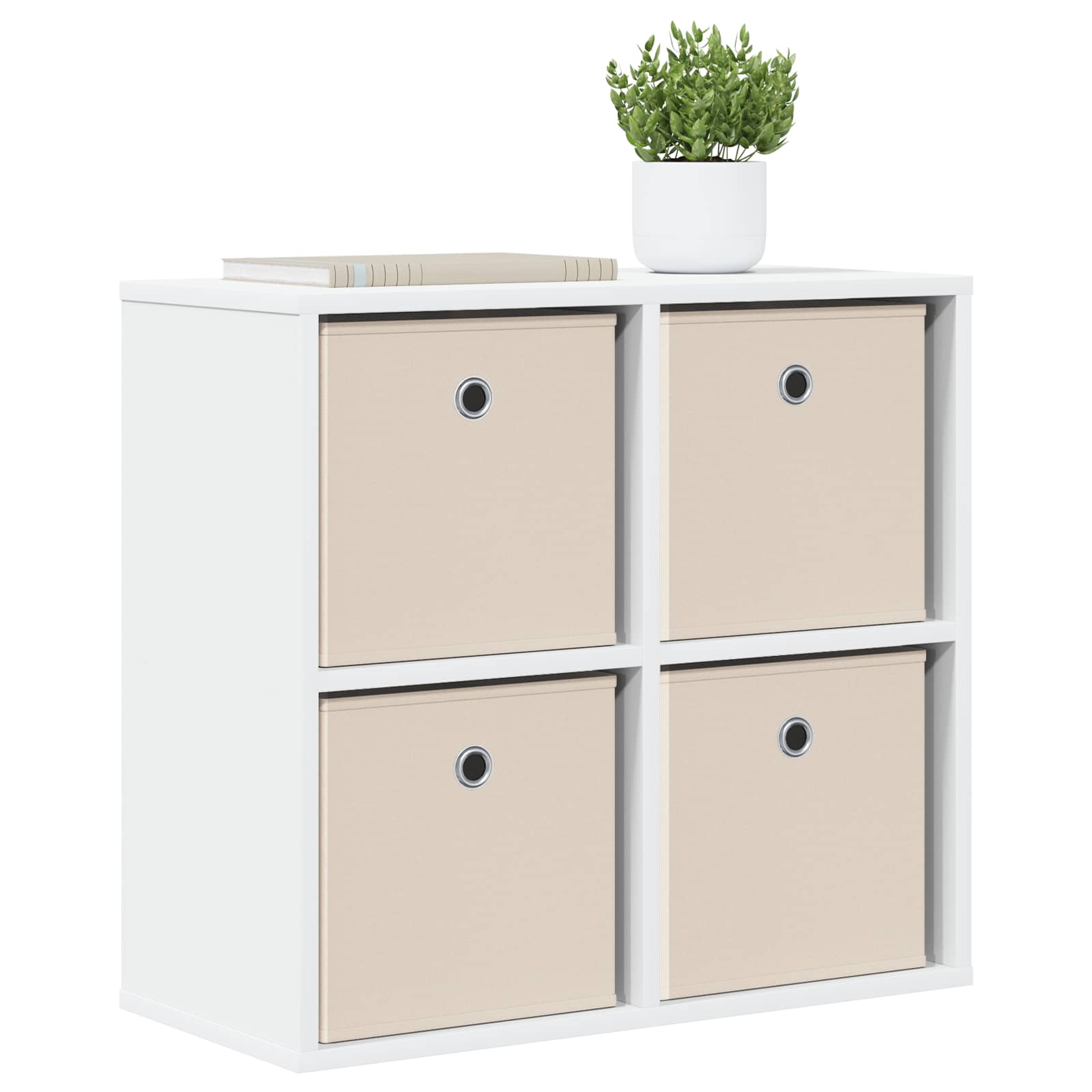 Sideboard Weiß 59,5 x 27 x 57 cm