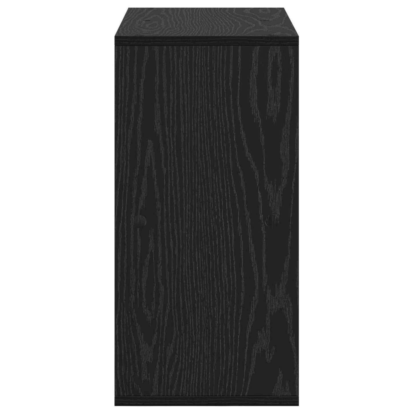 Sideboard Schwarz Eichen-Optik 59,5 x 27 x 57 cm
