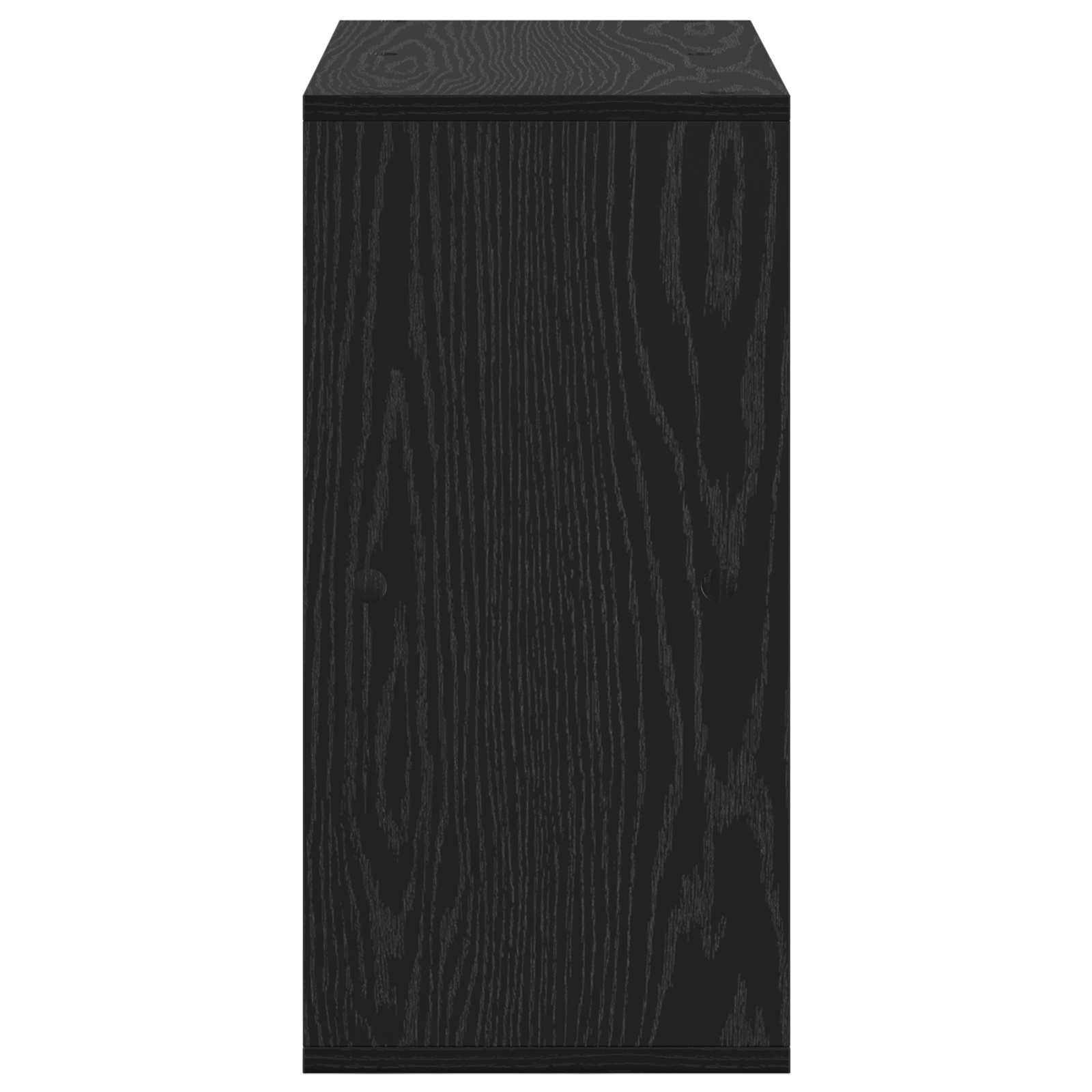 Sideboard Schwarz Eichen-Optik 59,5 x 27 x 57 cm