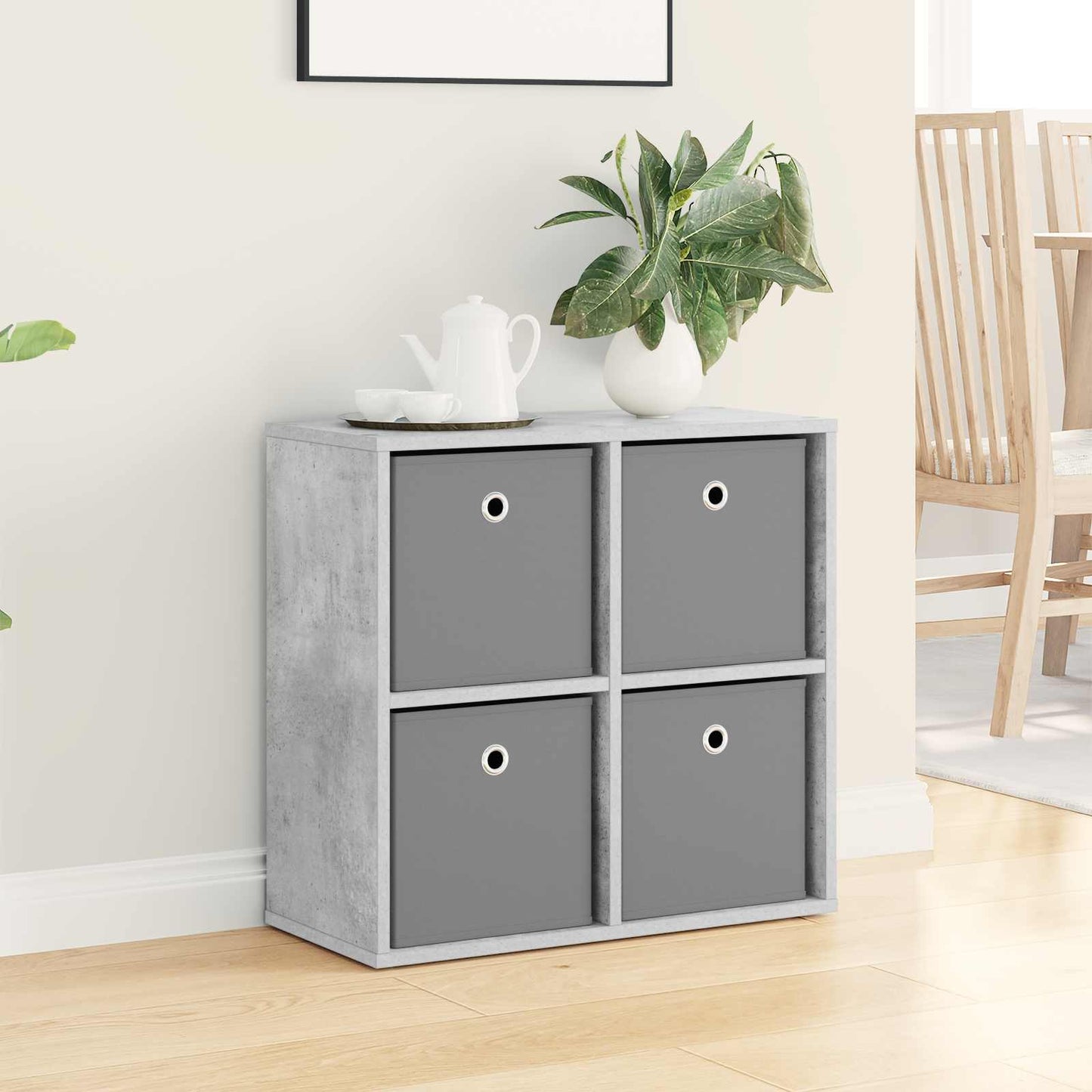Sideboard Betongrau 59,5 x 27 x 57 cm
