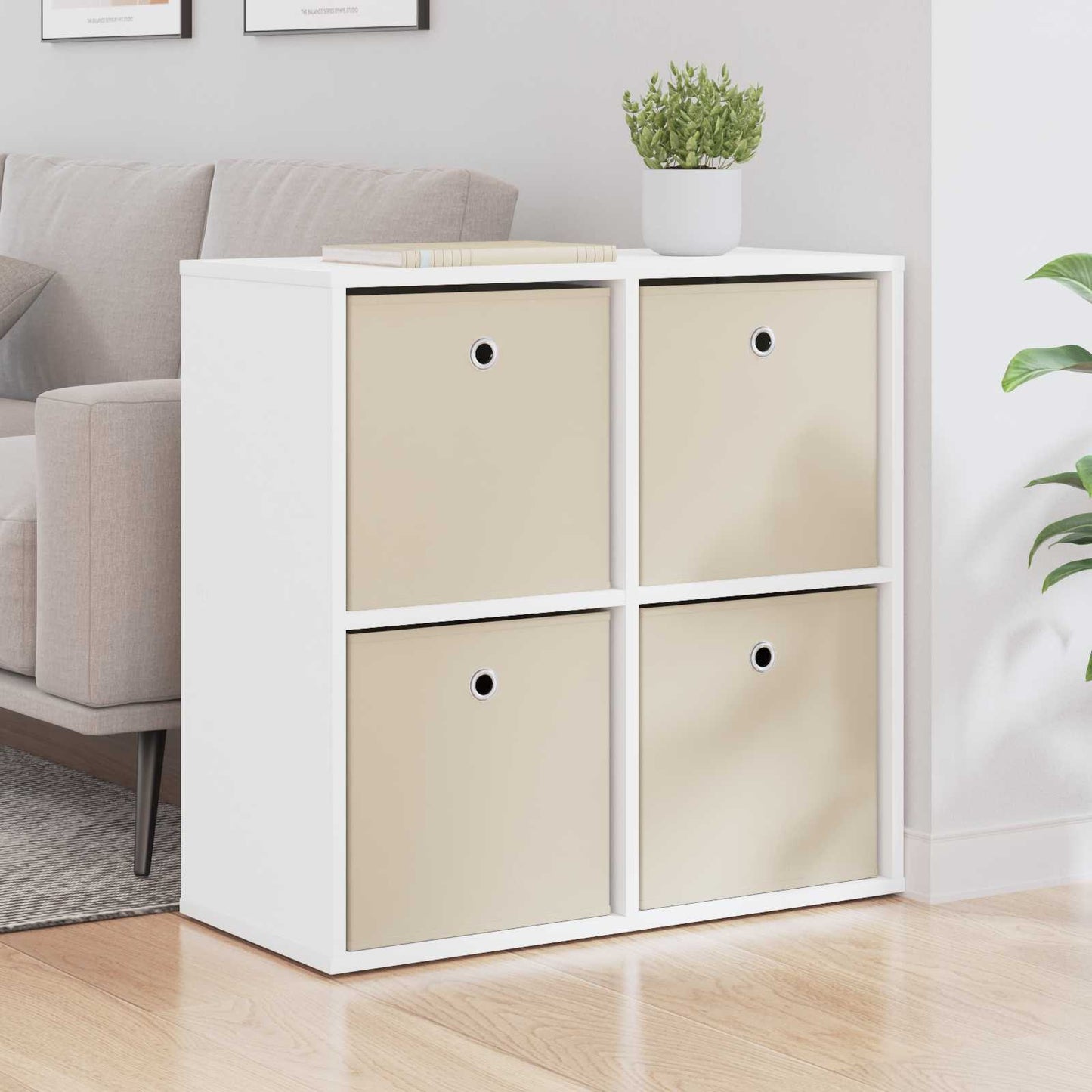 Sideboard Weiß 68,5 x 32 x 67 cm