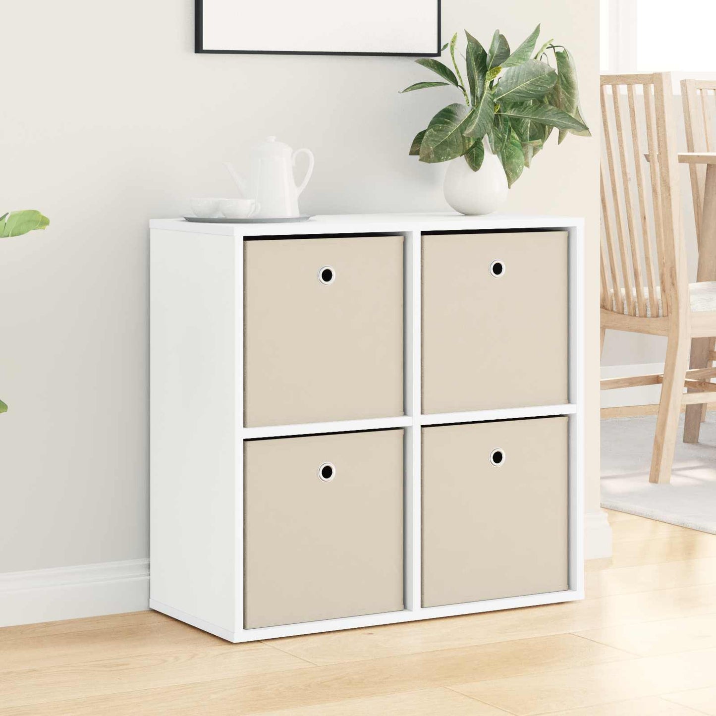 Sideboard Weiß 68,5 x 32 x 67 cm