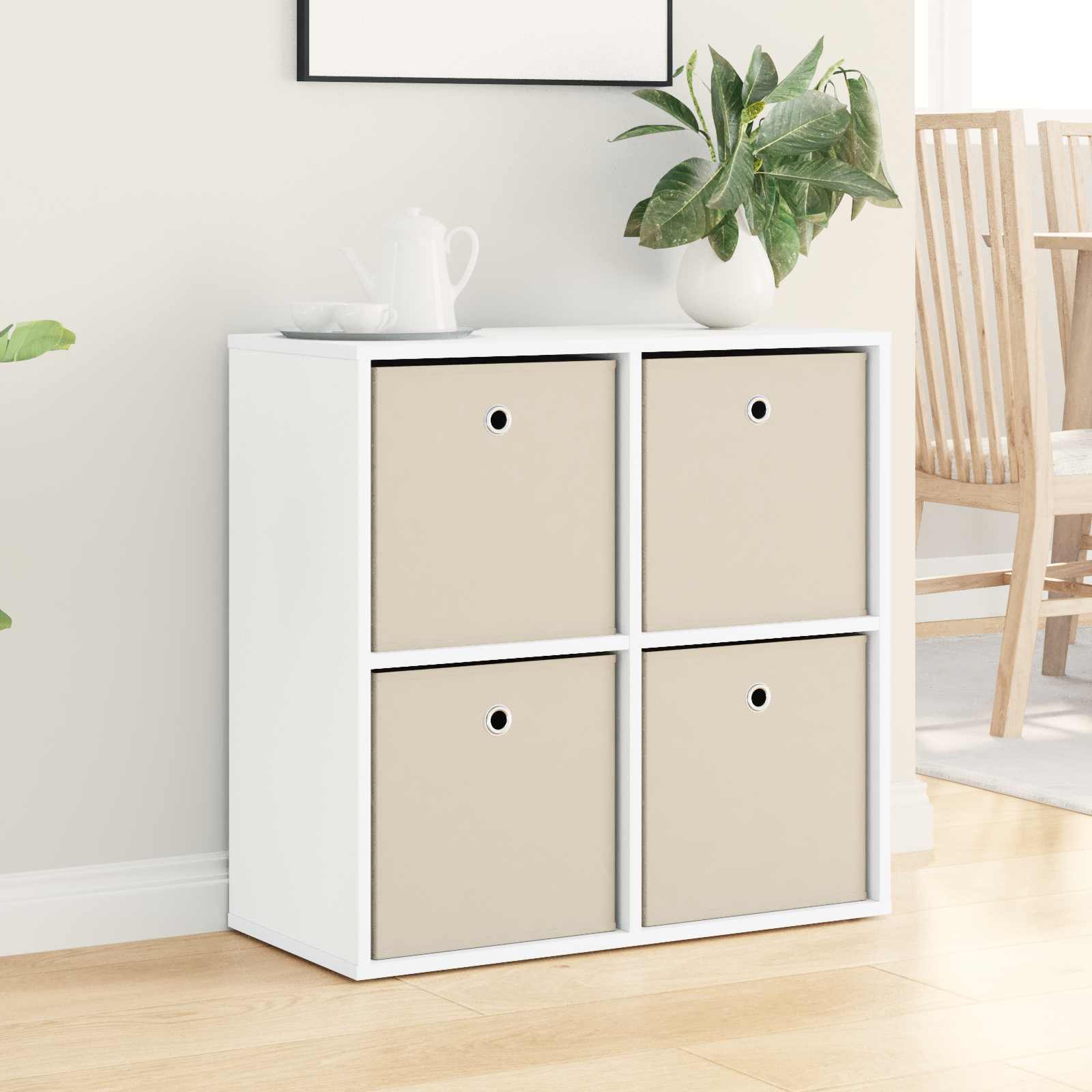 Sideboard Weiß 68,5 x 32 x 67 cm