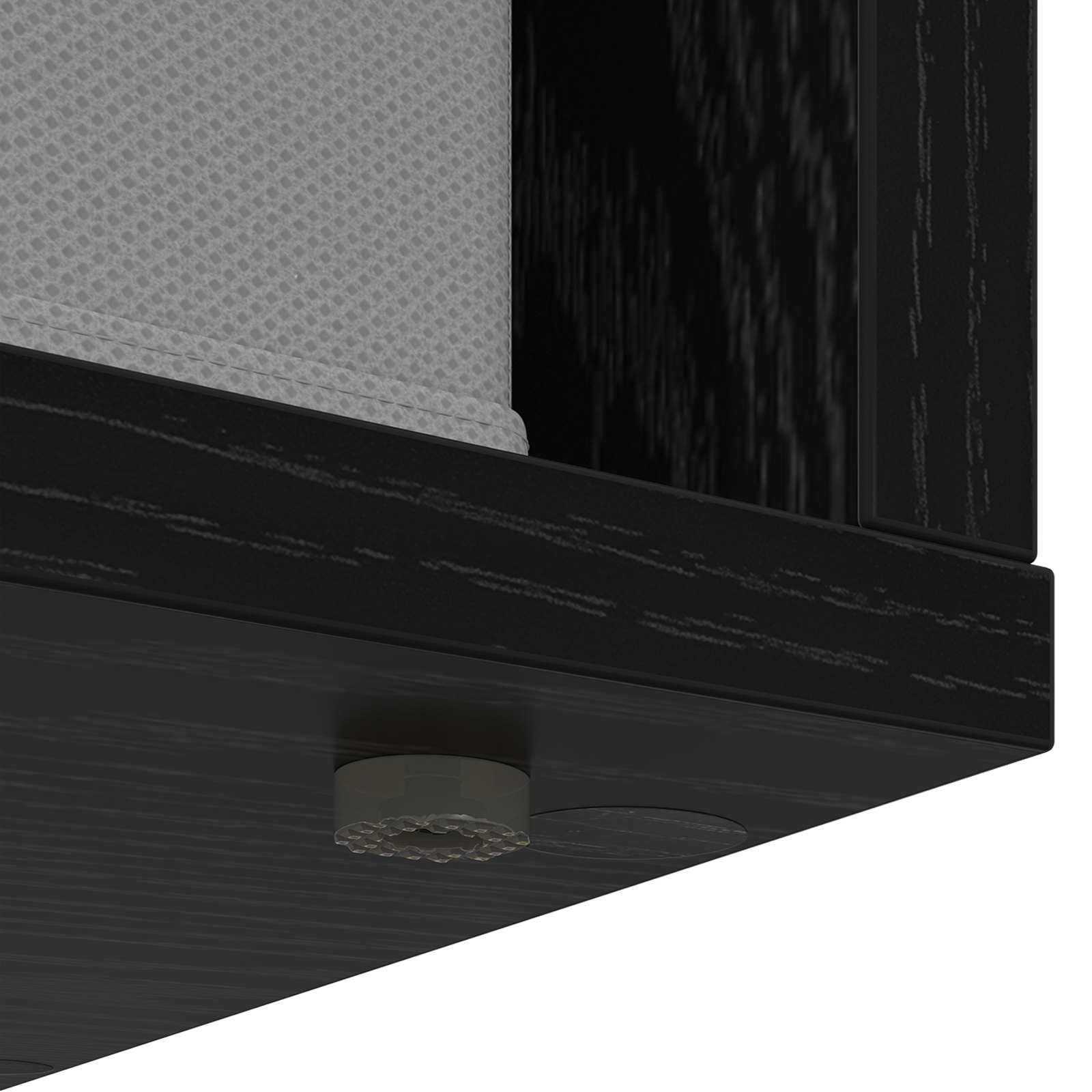 Sideboard Schwarz Eichen-Optik 68,5 x 32 x 67 cm
