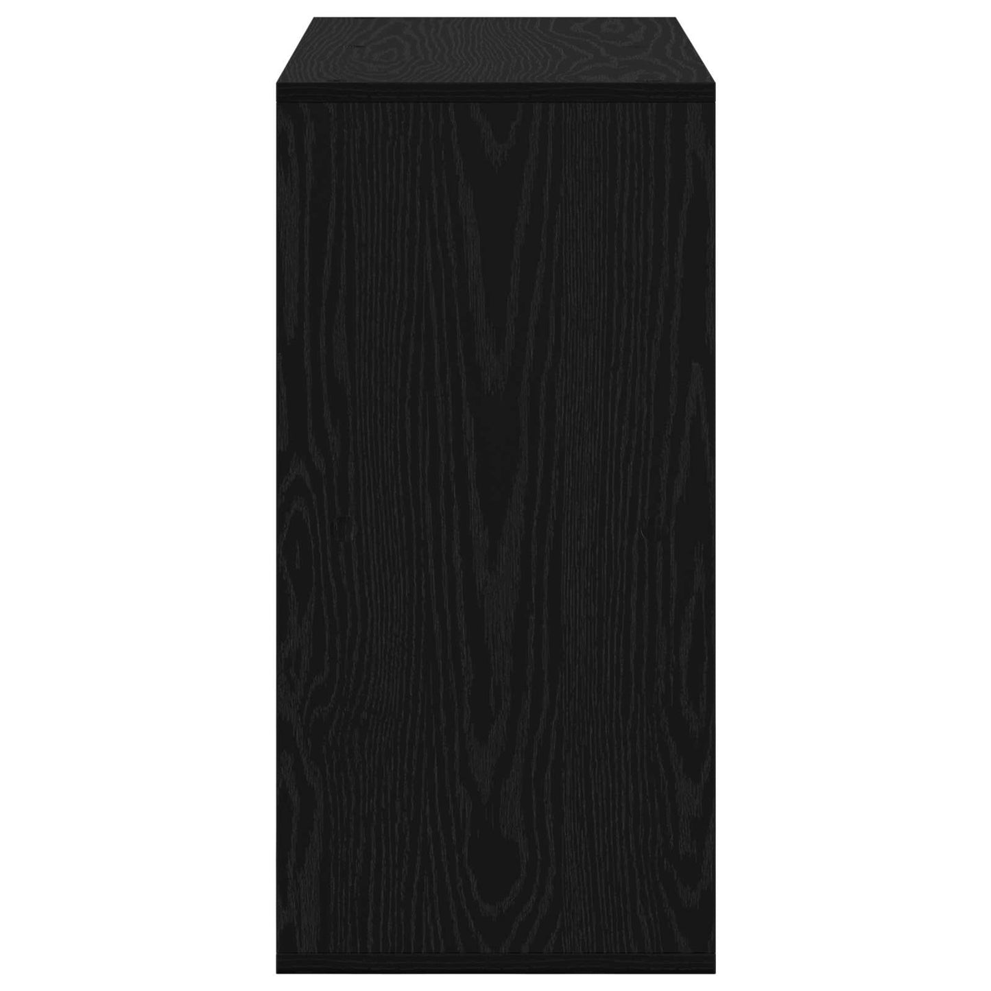 Sideboard Schwarz Eichen-Optik 68,5 x 32 x 67 cm