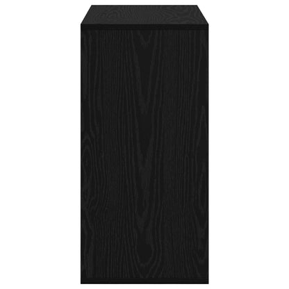 Sideboard Schwarz Eichen-Optik 68,5 x 32 x 67 cm