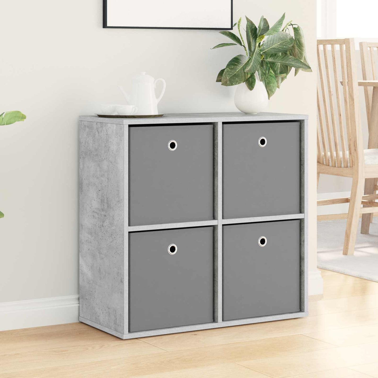 Sideboard Betongrau 68,5 x 32 x 67 cm