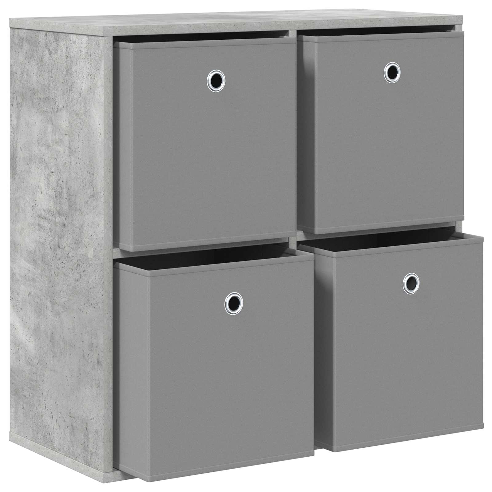 Sideboard Betongrau 68,5 x 32 x 67 cm