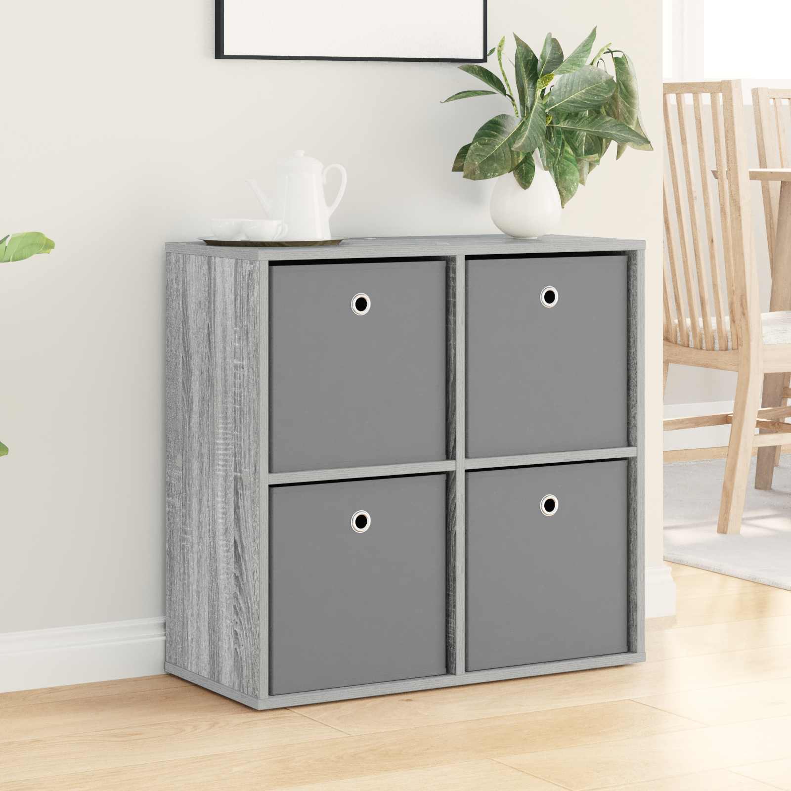 Sideboard Sonoma-Grau 68,5 x 32 x 67 cm