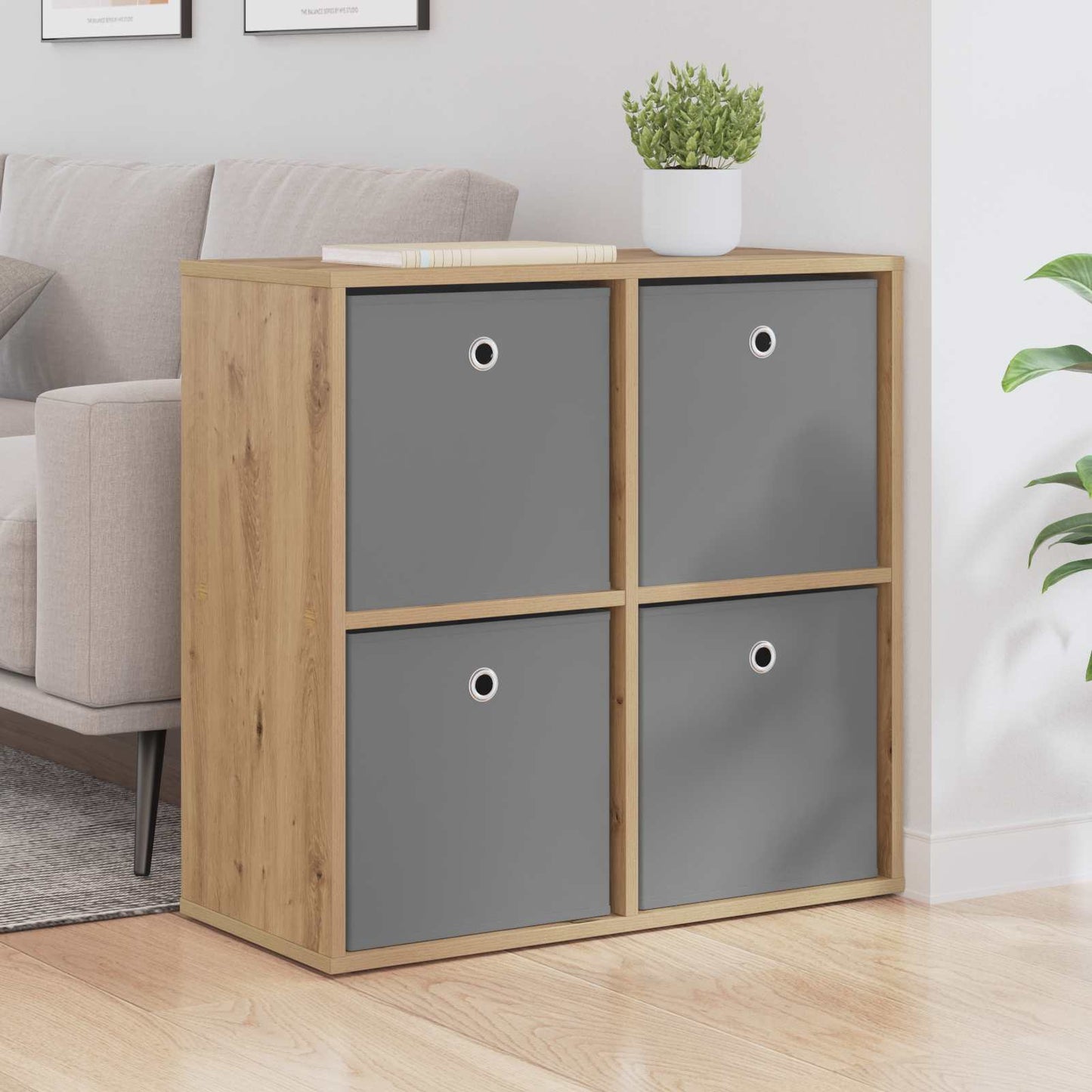 Sideboard Artisan-Eiche 68,5 x 32 x 67 cm
