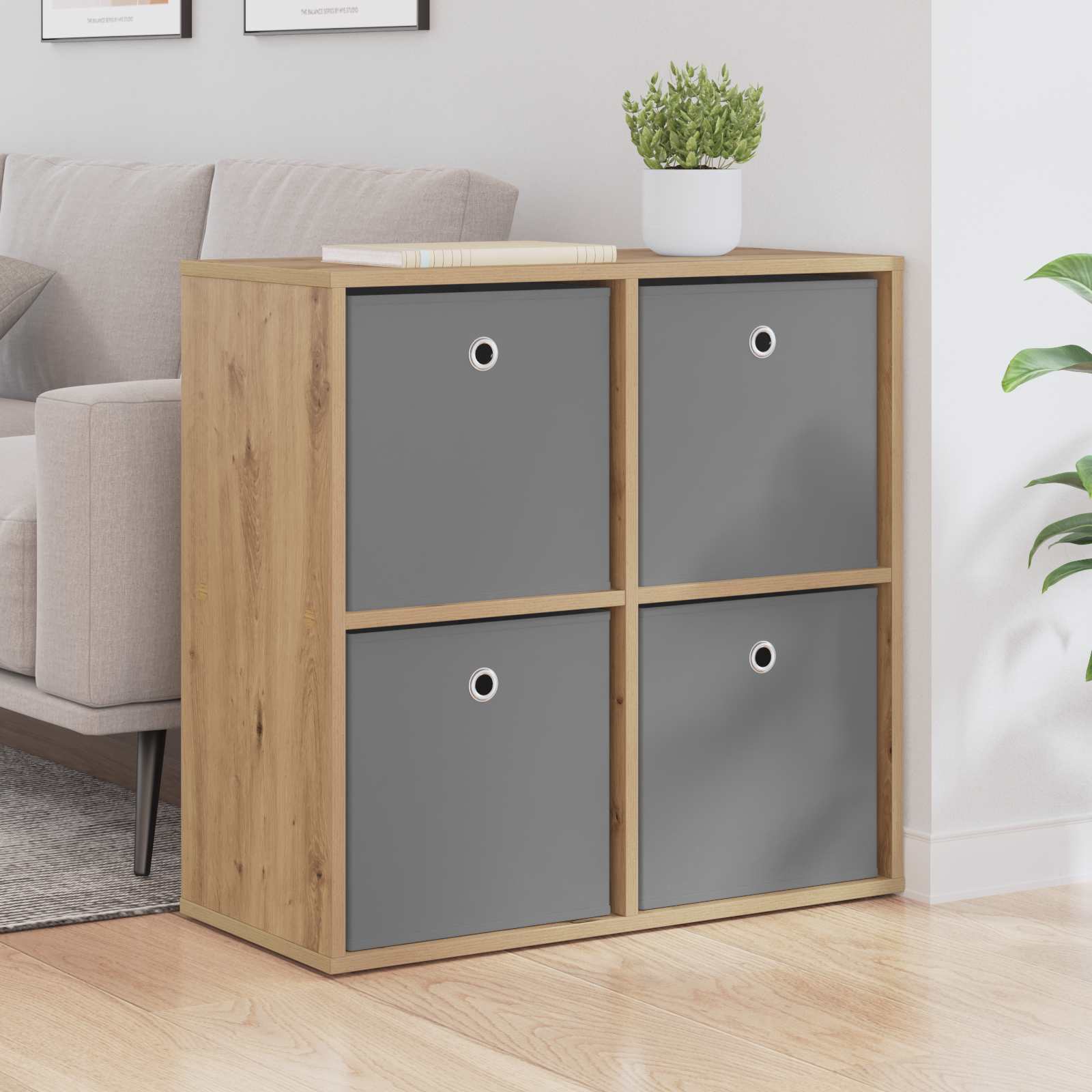 Sideboard Artisan-Eiche 68,5 x 32 x 67 cm