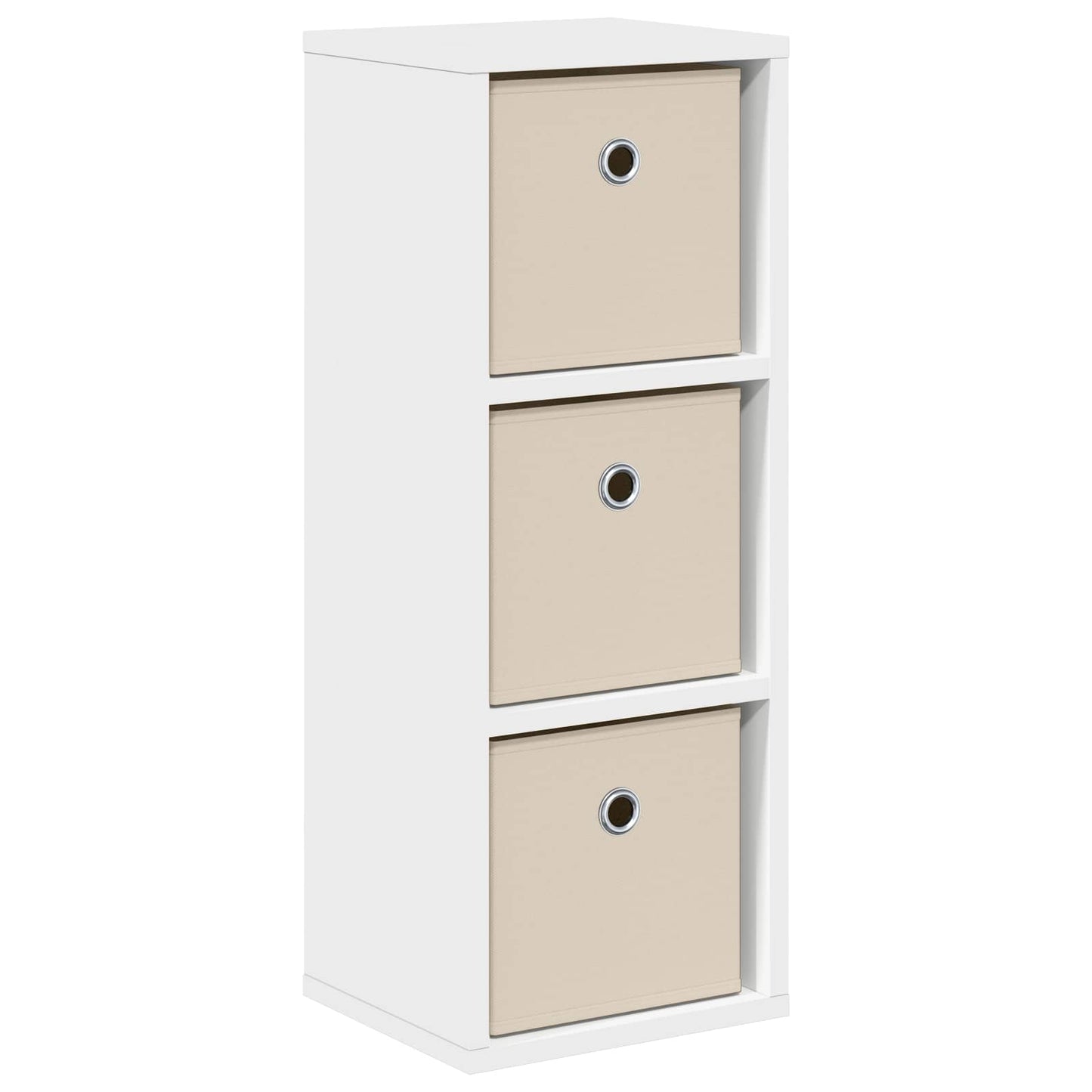 Sideboard mit Schubladen Weiß 25,5 x 22 x 69,5 cm