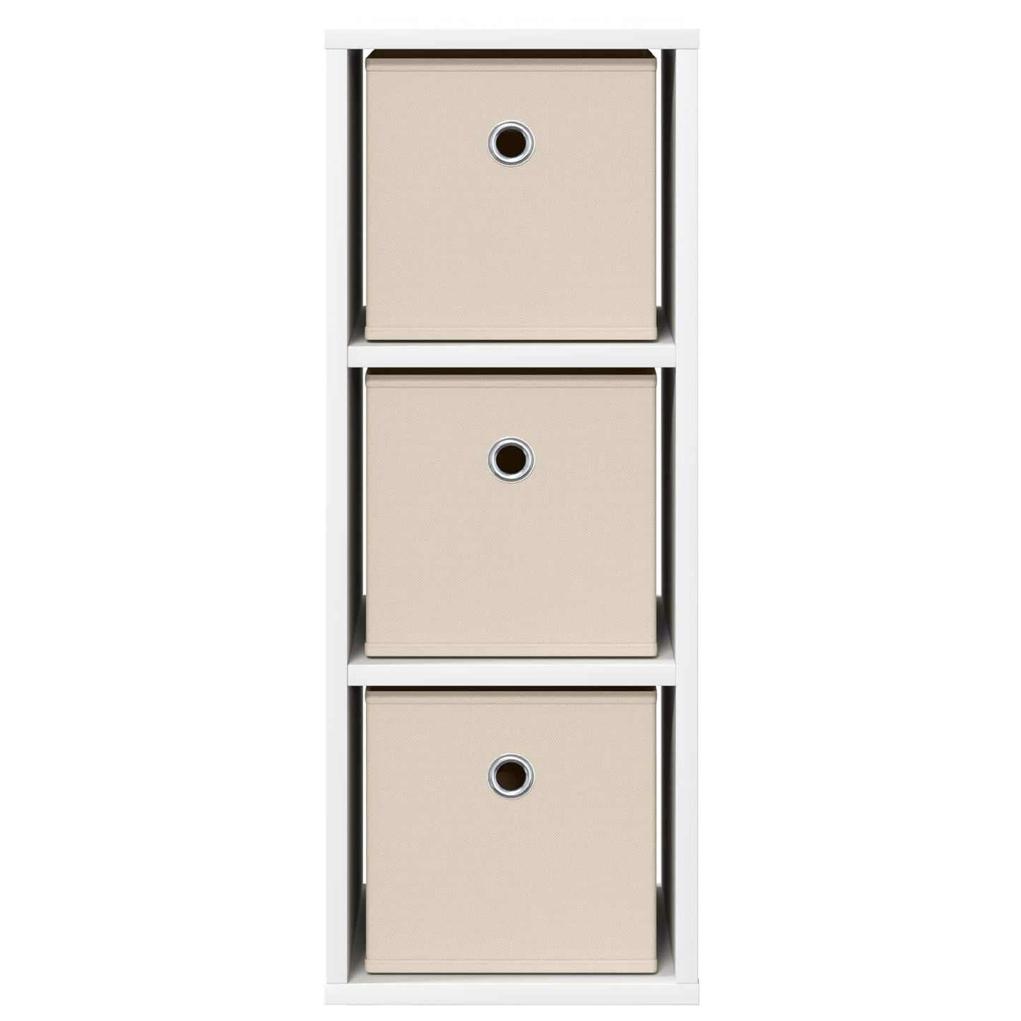 Sideboard mit Schubladen Weiß 25,5 x 22 x 69,5 cm