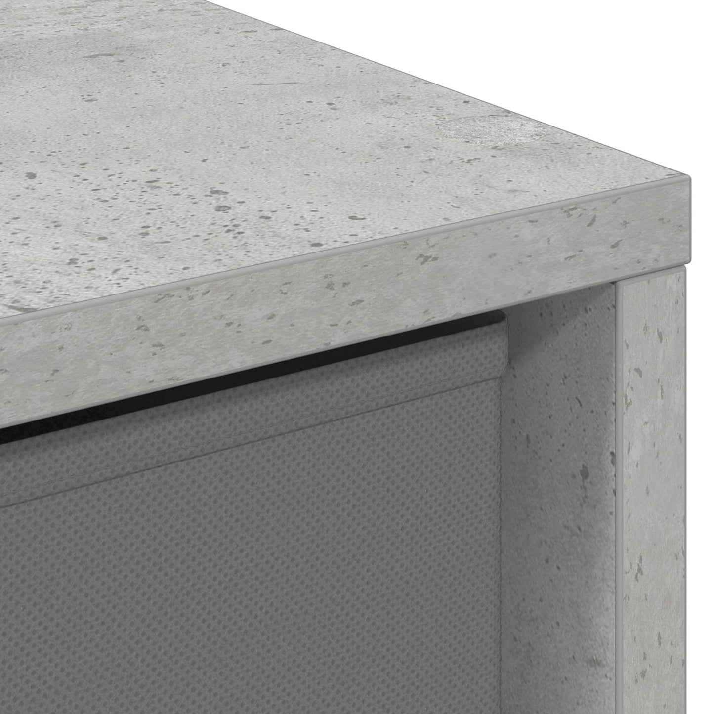 Sideboard mit Schubladen Beton Grau 25,5 x 22 x 69,5 cm