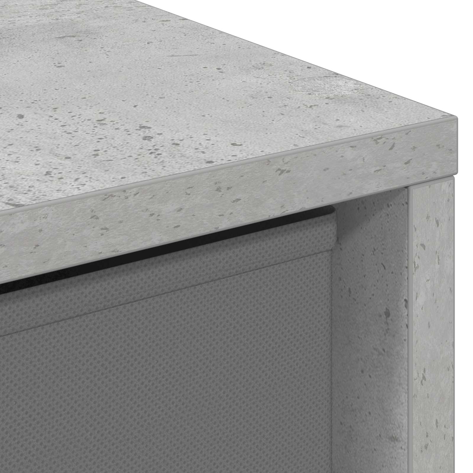 Sideboard mit Schubladen Beton Grau 25,5 x 22 x 69,5 cm