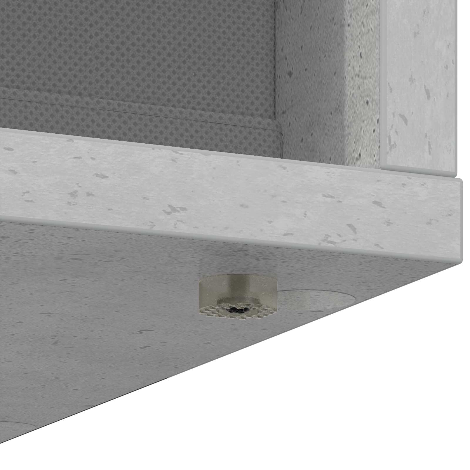 Sideboard mit Schubladen Beton Grau 25,5 x 22 x 69,5 cm