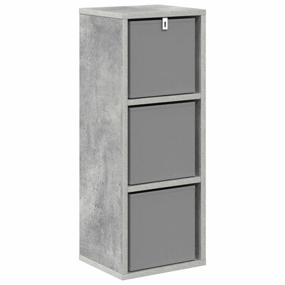 Sideboard mit Schubladen Beton Grau 25,5 x 22 x 69,5 cm