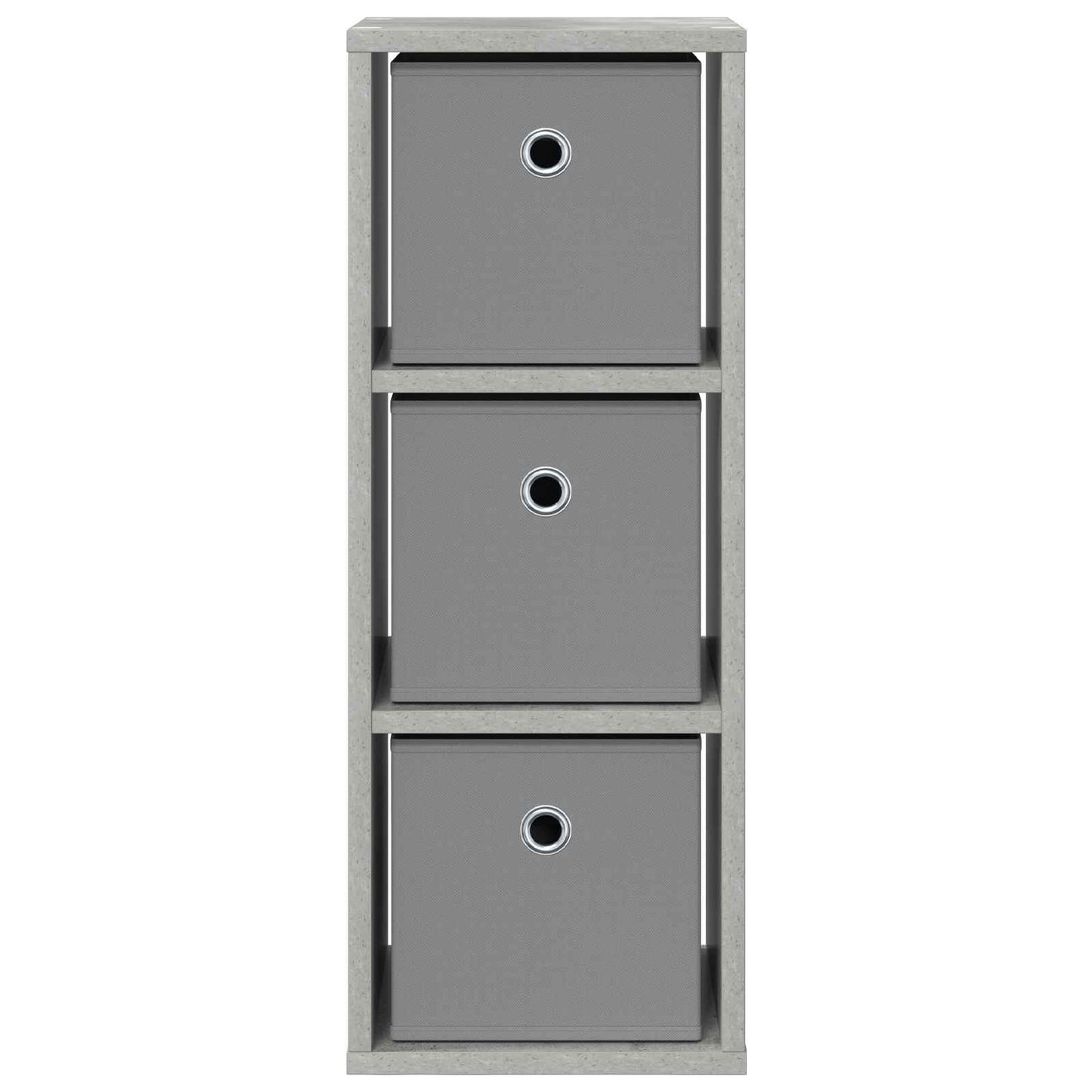 Sideboard mit Schubladen Beton Grau 25,5 x 22 x 69,5 cm
