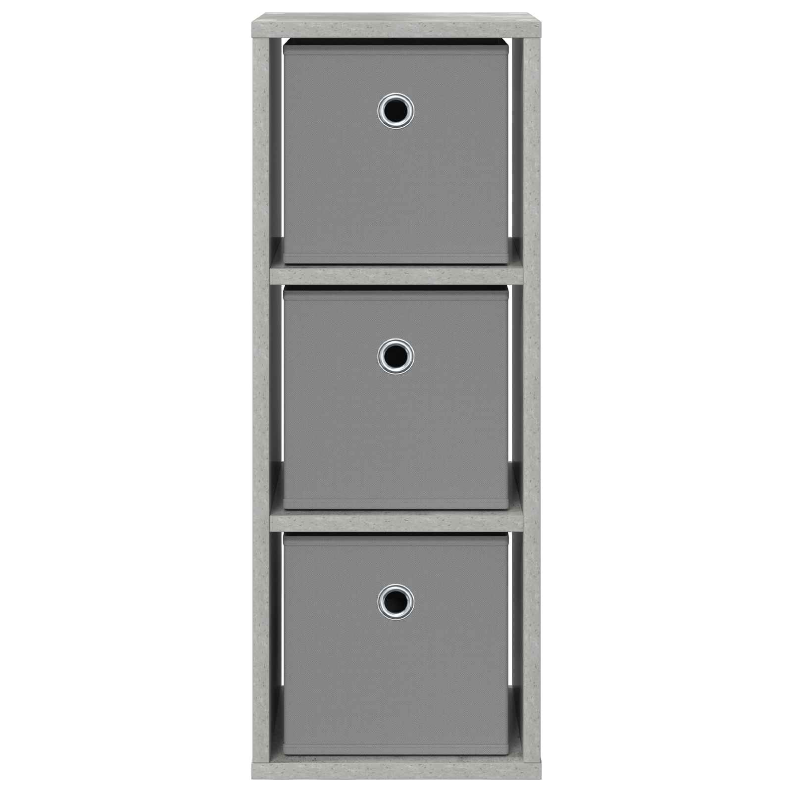 Sideboard mit Schubladen Beton Grau 25,5 x 22 x 69,5 cm