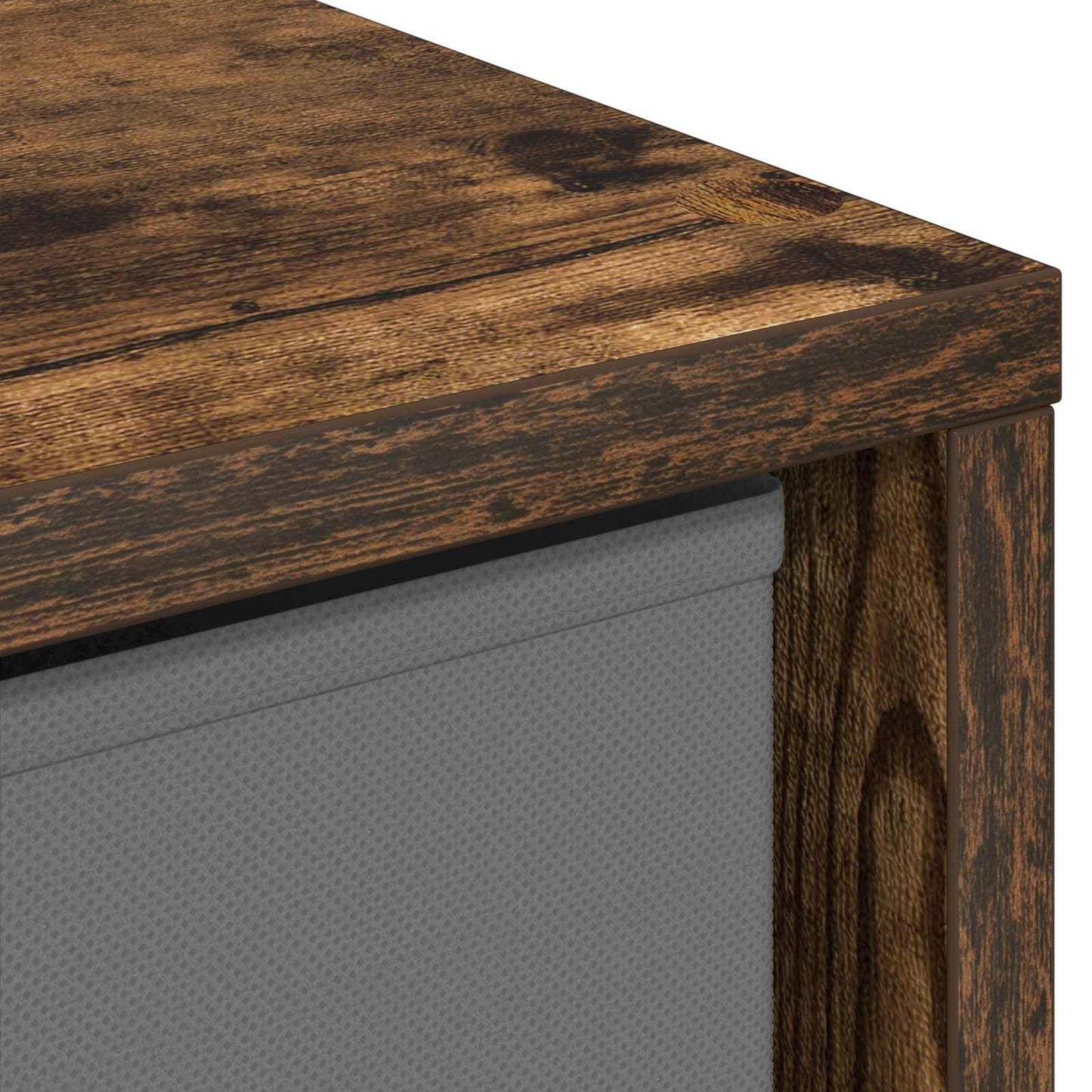 Sideboard mit Schubladen Geräucherte Eiche 25,5 x 22 x 69,5 cm