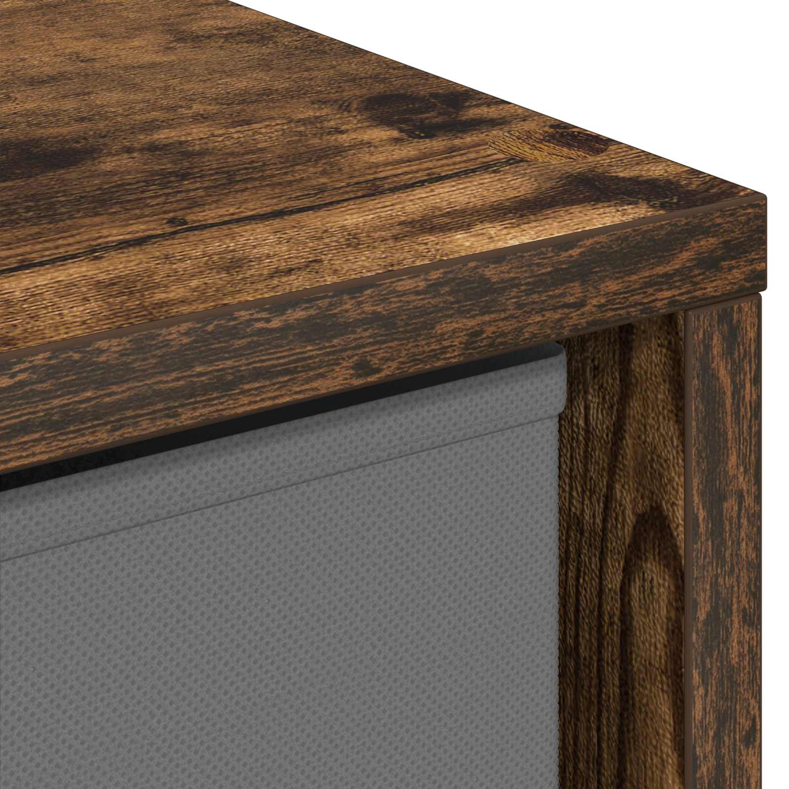 Sideboard mit Schubladen Geräucherte Eiche 25,5 x 22 x 69,5 cm