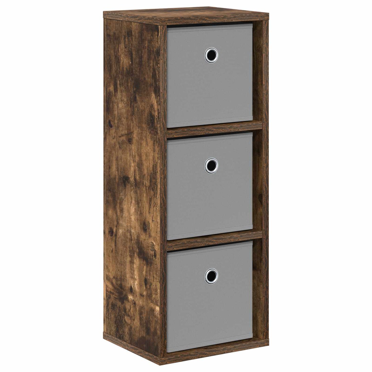 Sideboard mit Schubladen Geräucherte Eiche 25,5 x 22 x 69,5 cm