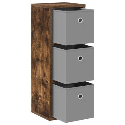 Sideboard mit Schubladen Geräucherte Eiche 25,5 x 22 x 69,5 cm