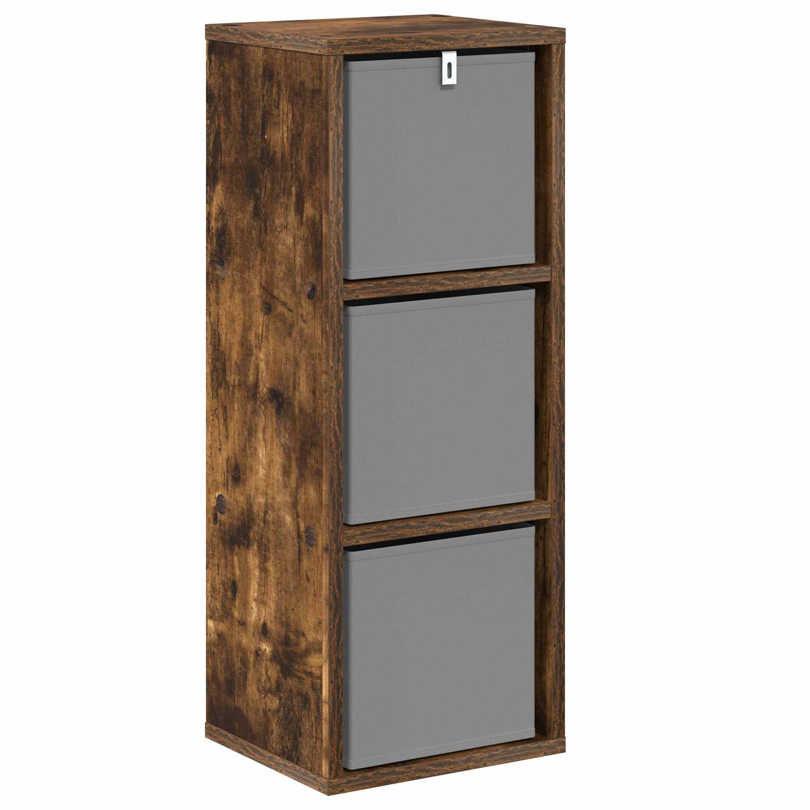 Sideboard mit Schubladen Geräucherte Eiche 25,5 x 22 x 69,5 cm