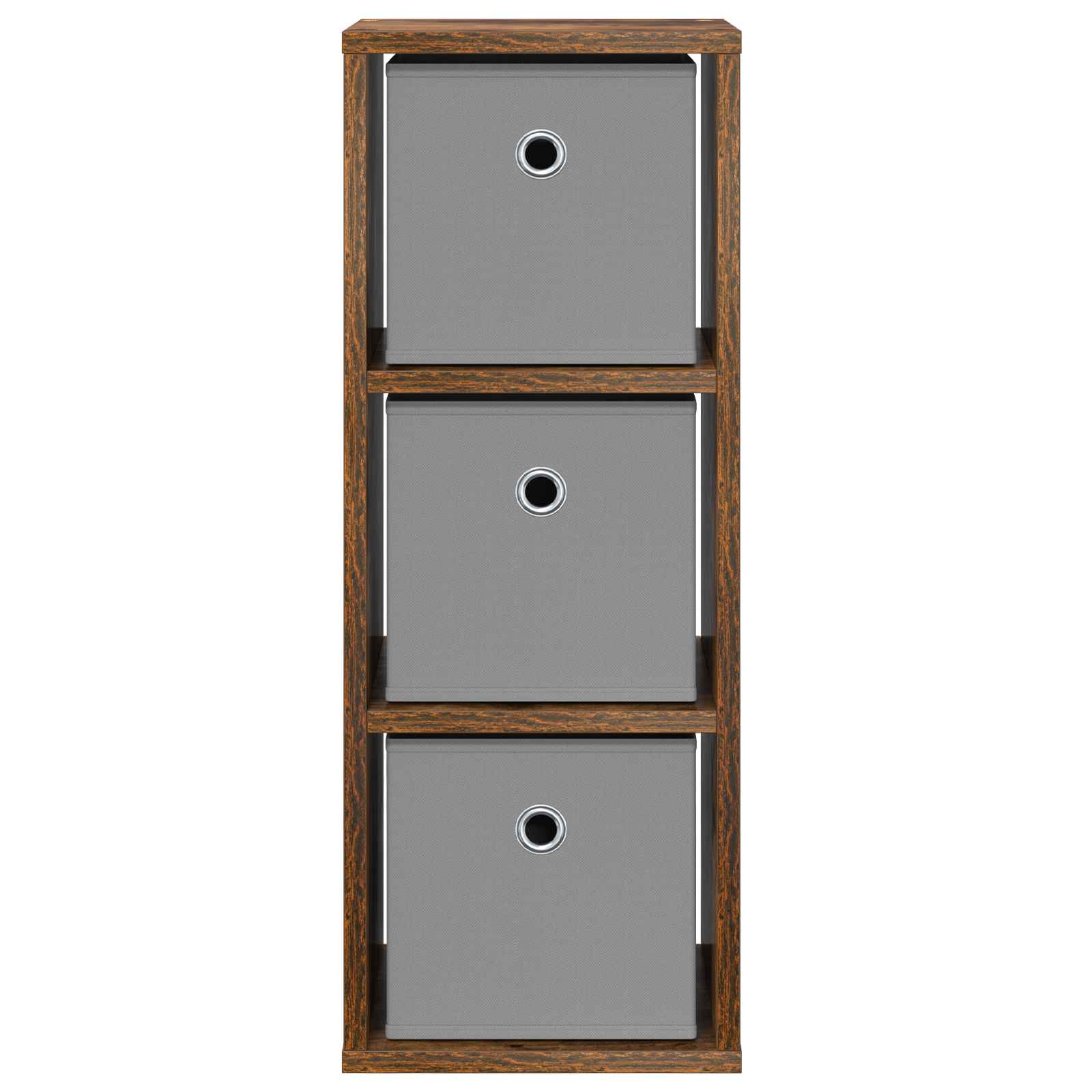 Sideboard mit Schubladen Geräucherte Eiche 25,5 x 22 x 69,5 cm
