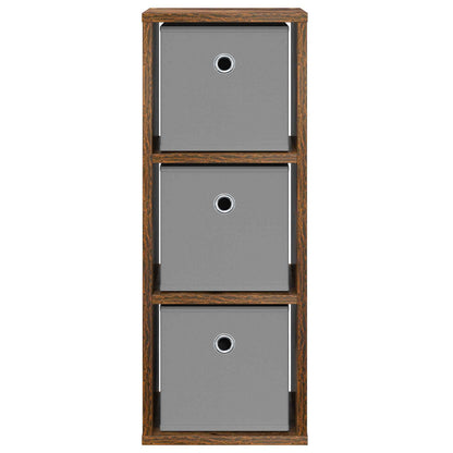 Sideboard mit Schubladen Geräucherte Eiche 25,5 x 22 x 69,5 cm