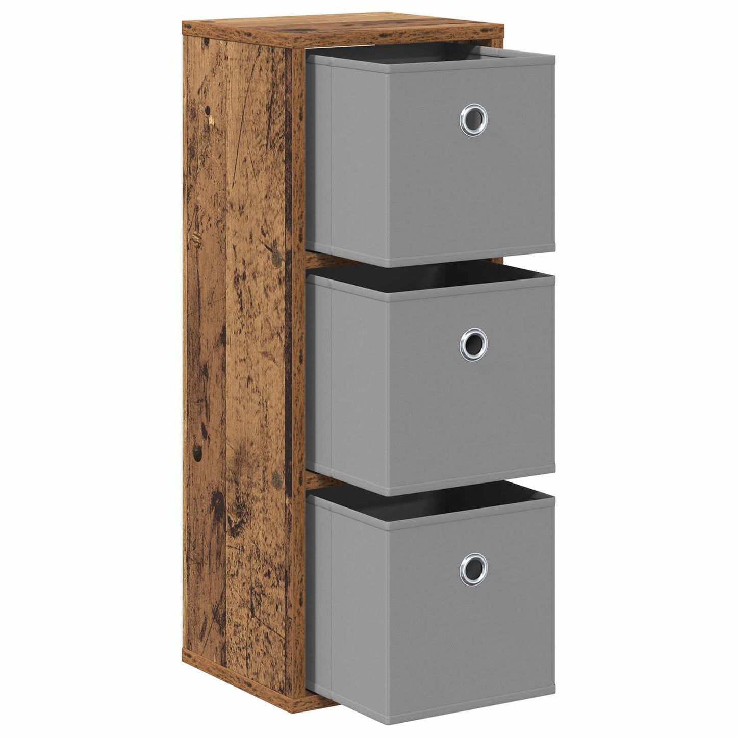 Sideboard mit Schubladen Altholz 25,5 x 22 x 69,5 cm