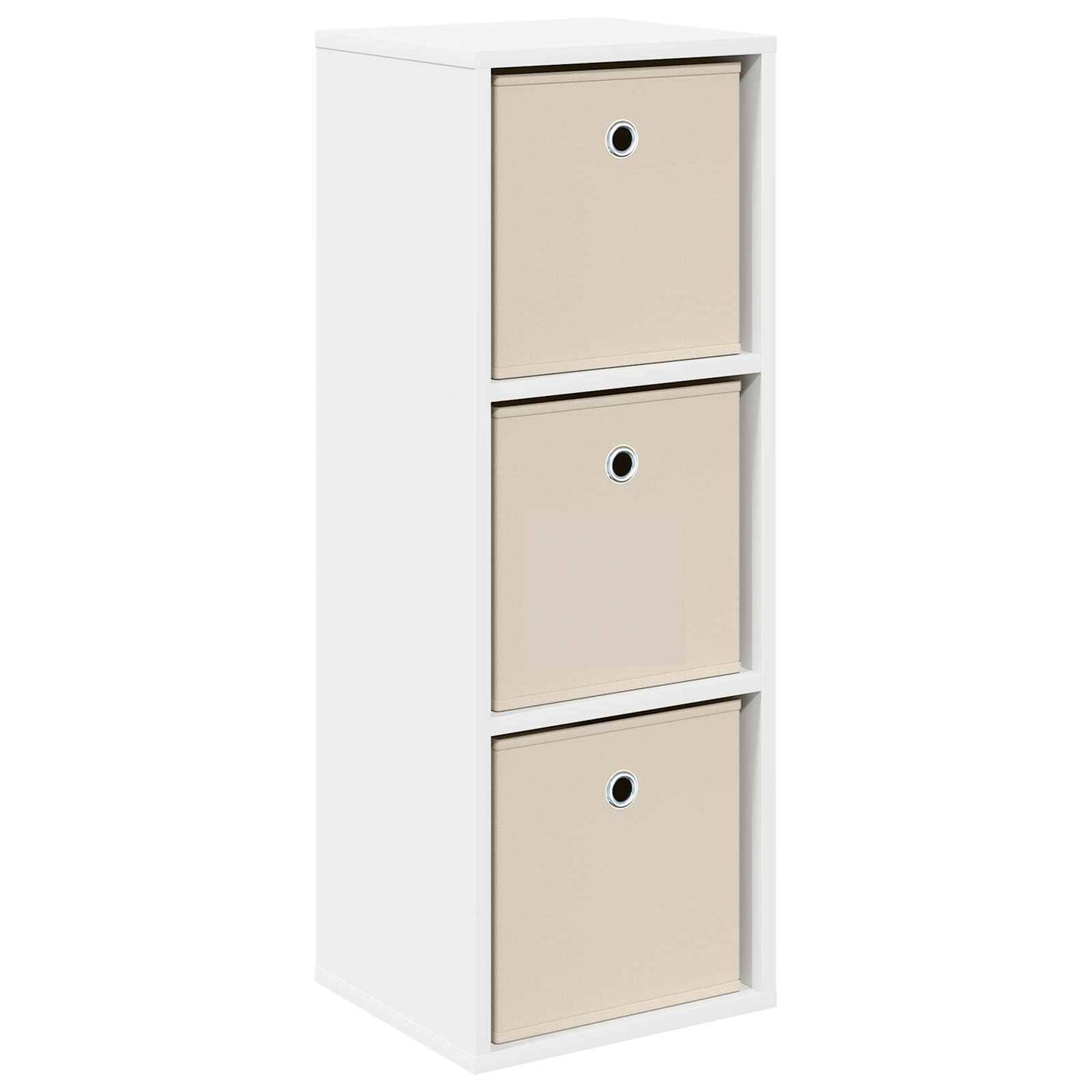 Sideboard mit Schubladen Weiß 30,5 x 27 x 84,5 cm