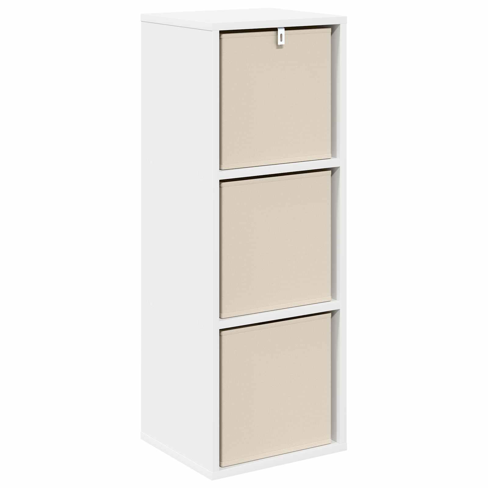 Sideboard mit Schubladen Weiß 30,5 x 27 x 84,5 cm