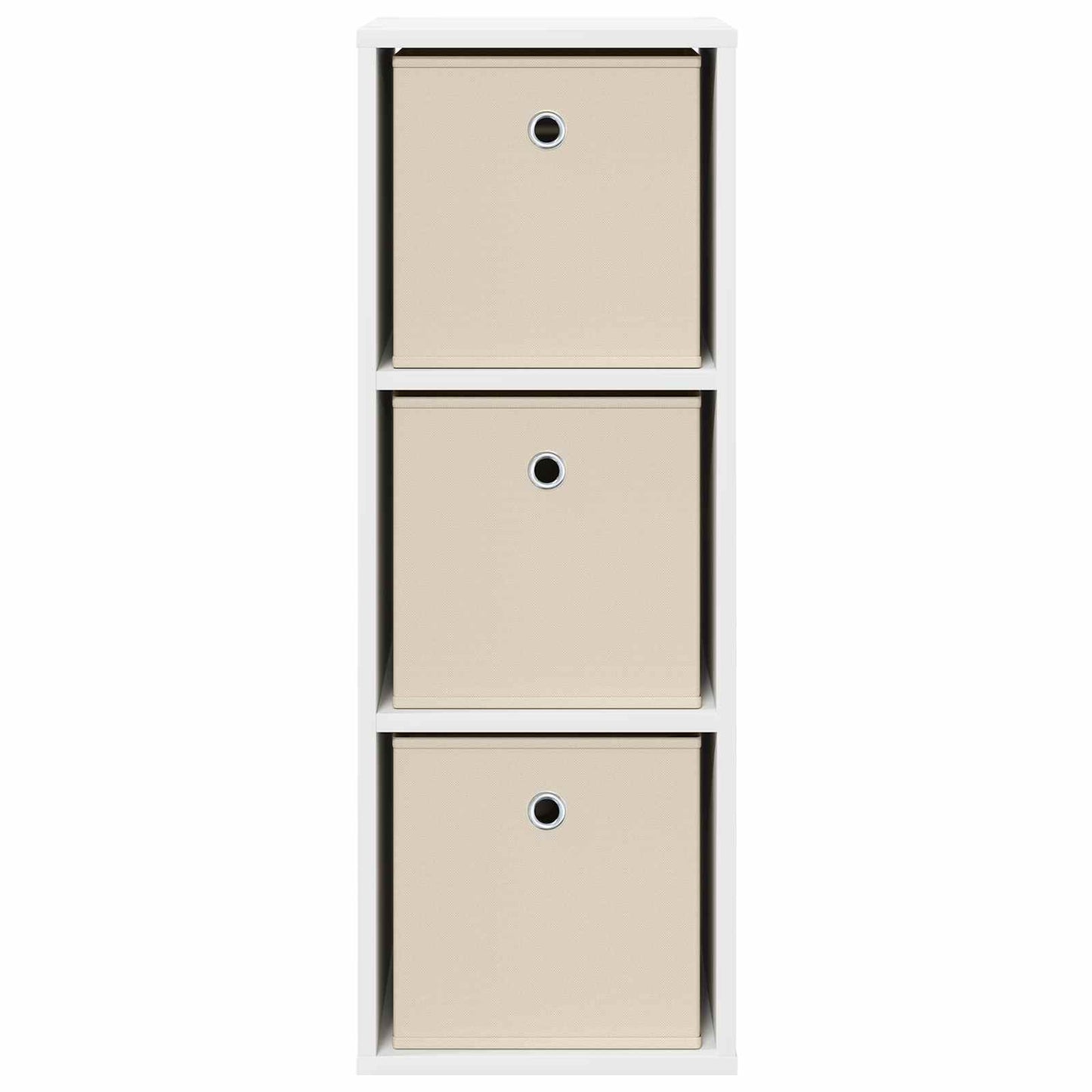 Sideboard mit Schubladen Weiß 30,5 x 27 x 84,5 cm