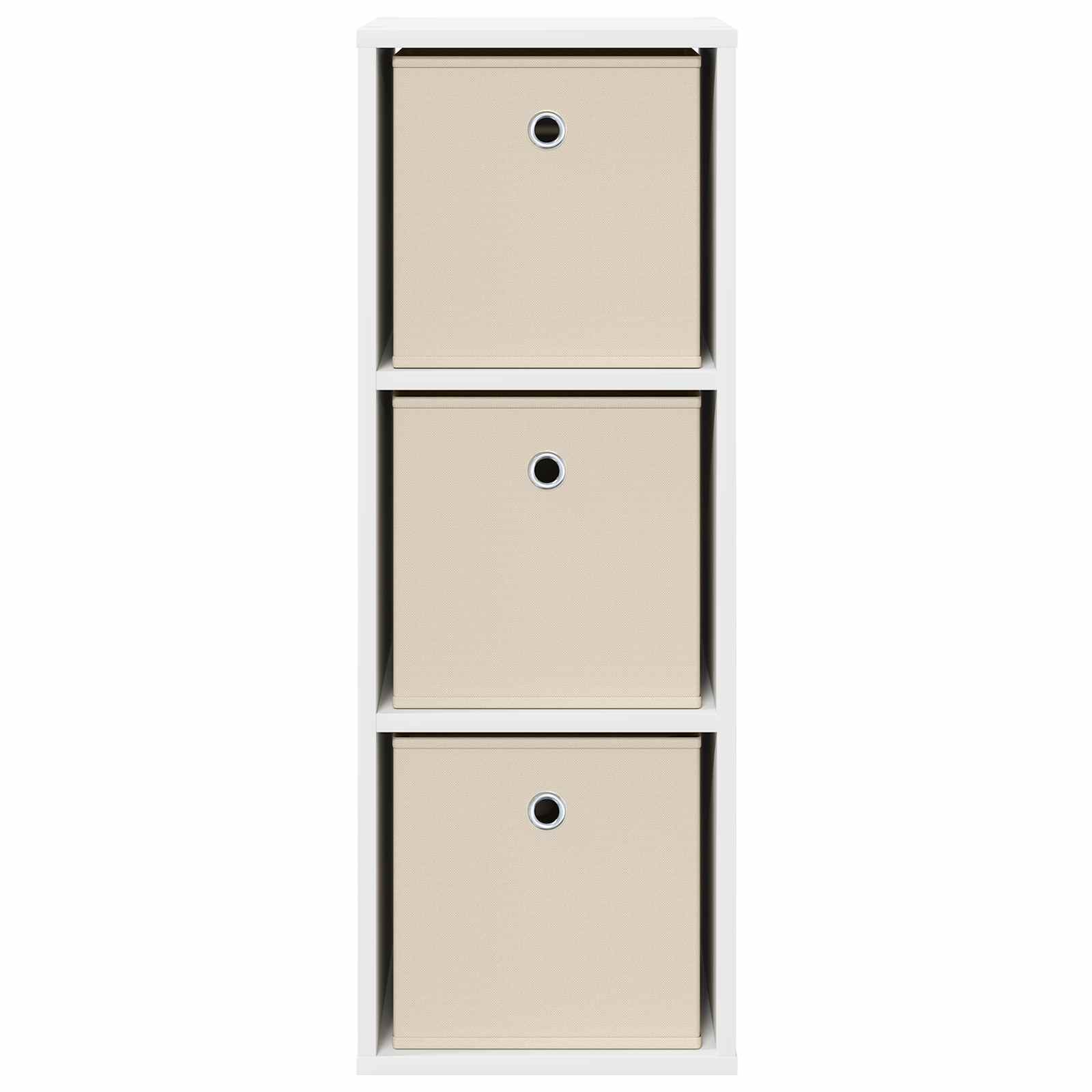 Sideboard mit Schubladen Weiß 30,5 x 27 x 84,5 cm