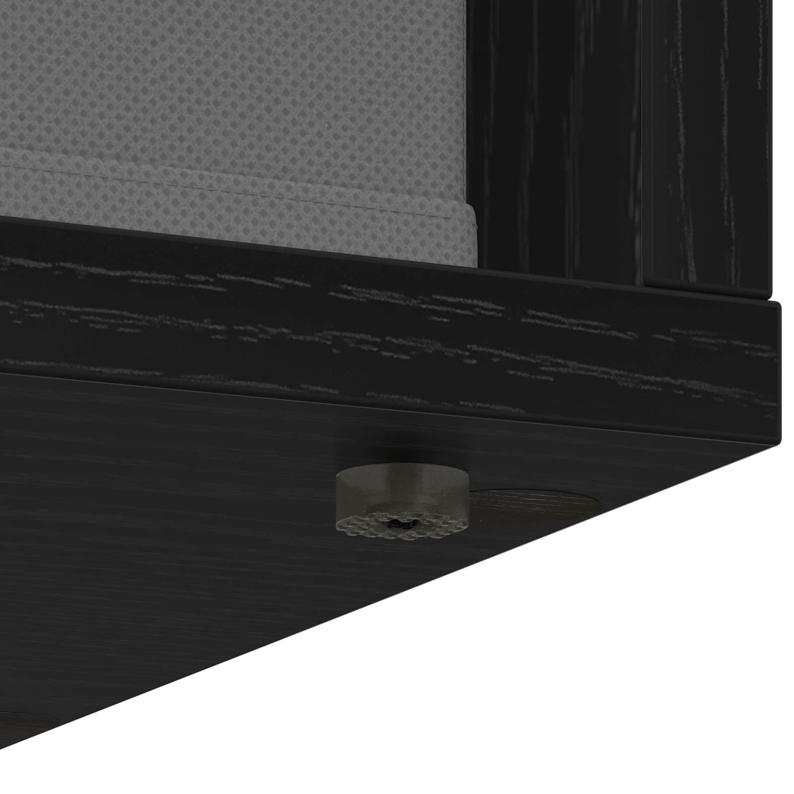 Sideboard Schwarz Eichen-Optik 30,5 x 27 x 84,5 cm