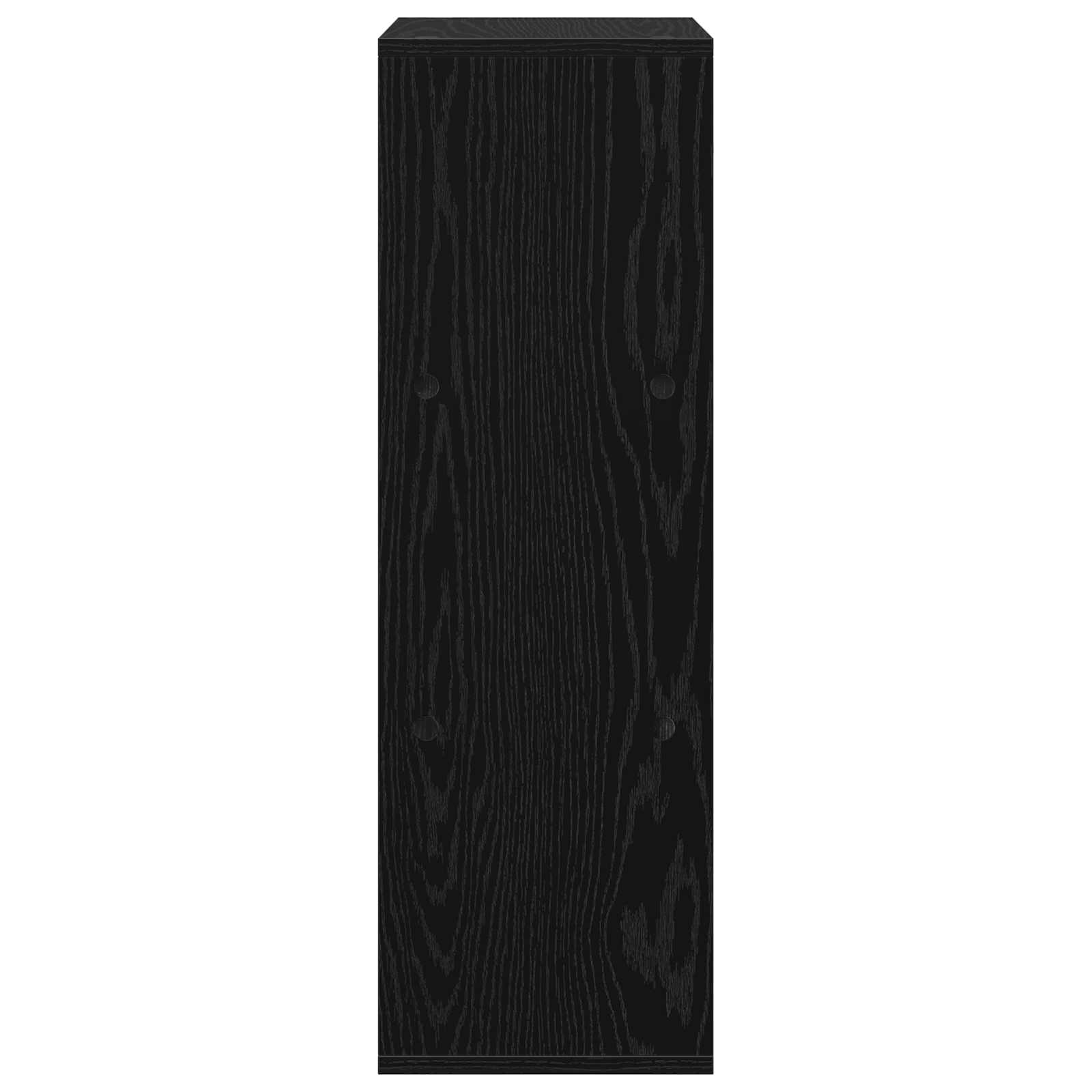 Sideboard Schwarz Eichen-Optik 30,5 x 27 x 84,5 cm