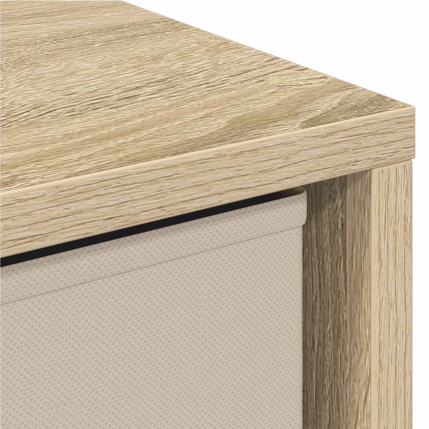 Sideboard mit Schubladen Sonoma-Eiche 30,5 x 27 x 84,5 cm