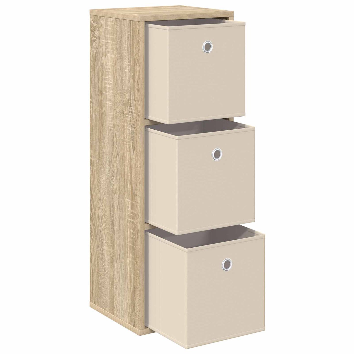 Sideboard mit Schubladen Sonoma-Eiche 30,5 x 27 x 84,5 cm