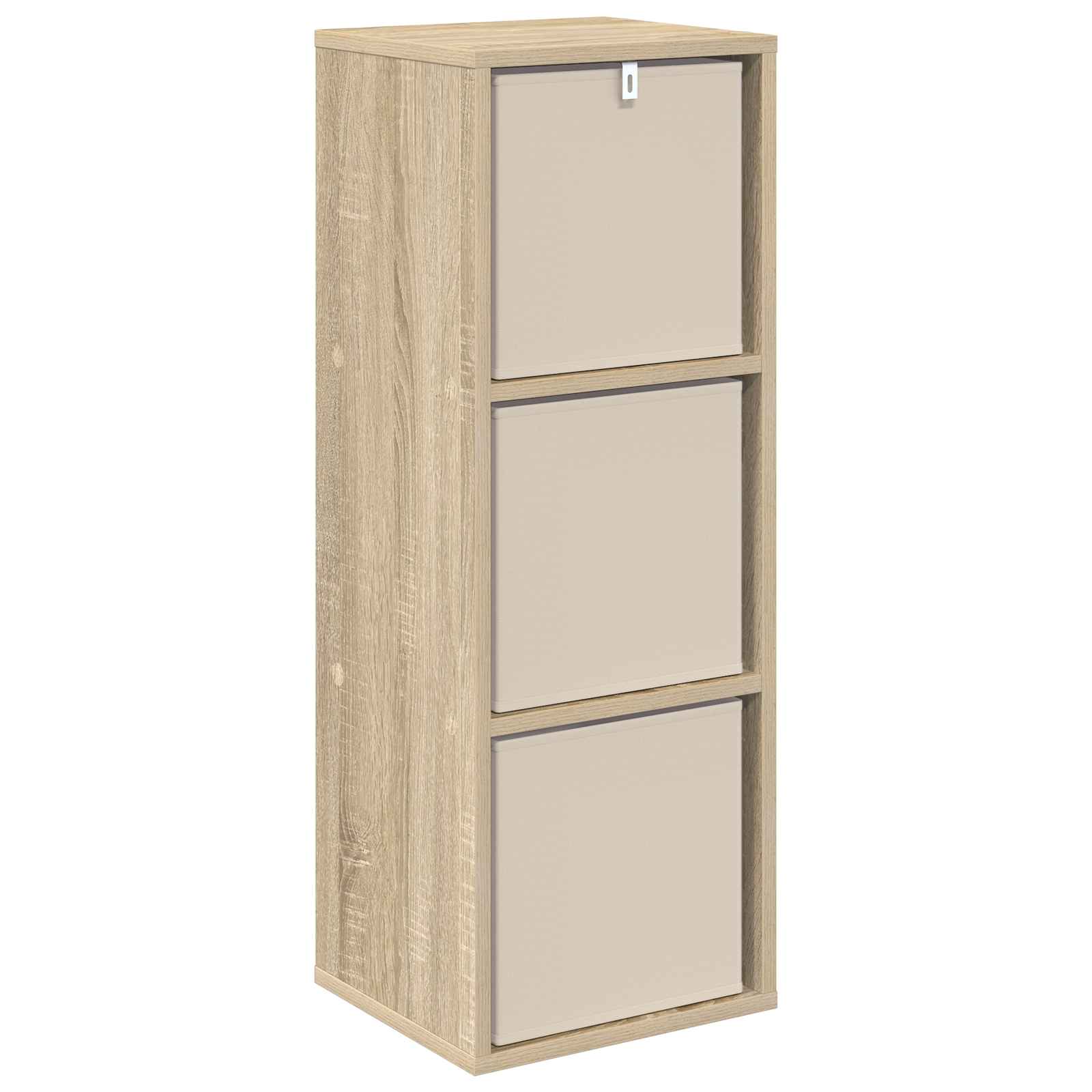 Sideboard mit Schubladen Sonoma-Eiche 30,5 x 27 x 84,5 cm
