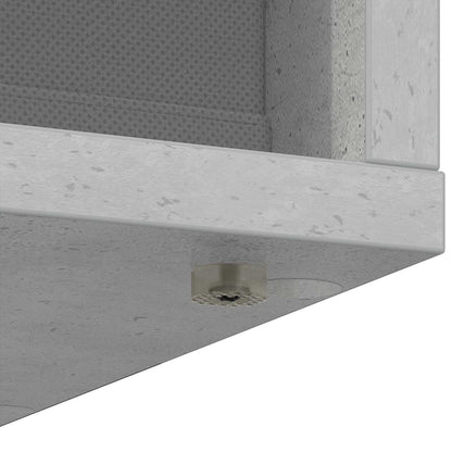 Sideboard mit Schubladen Beton Grau 30,5 x 27 x 84,5 cm