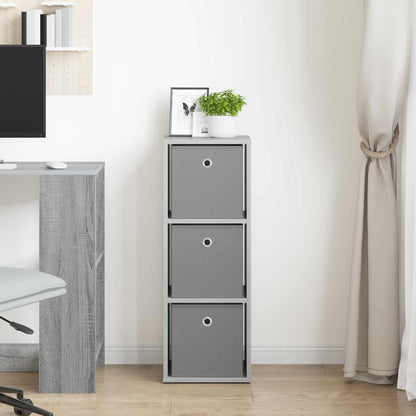 Sideboard mit Schubladen Beton Grau 30,5 x 27 x 84,5 cm