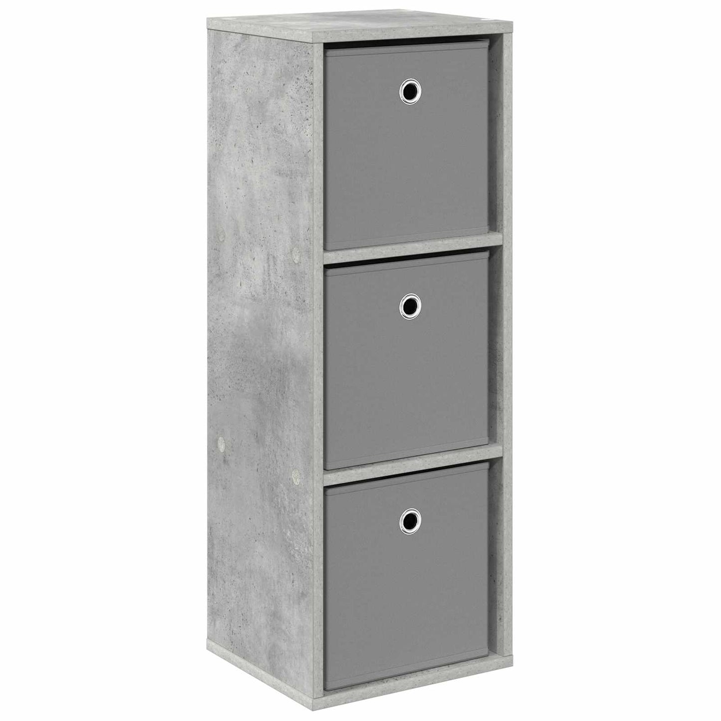 Sideboard mit Schubladen Beton Grau 30,5 x 27 x 84,5 cm