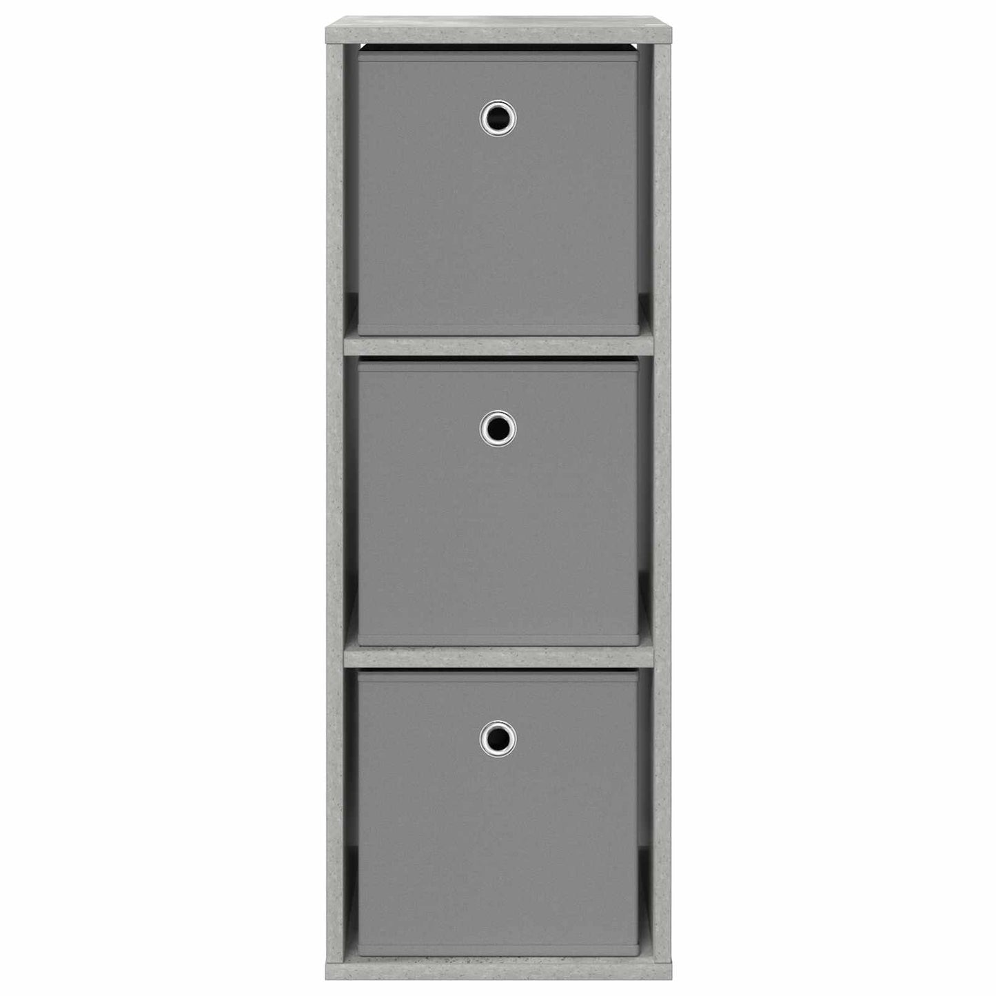 Sideboard mit Schubladen Beton Grau 30,5 x 27 x 84,5 cm