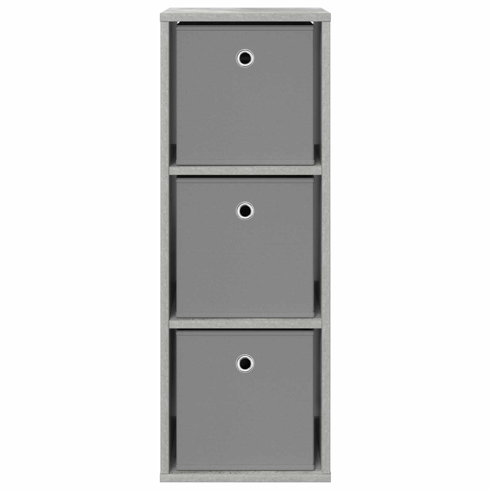 Sideboard mit Schubladen Beton Grau 30,5 x 27 x 84,5 cm
