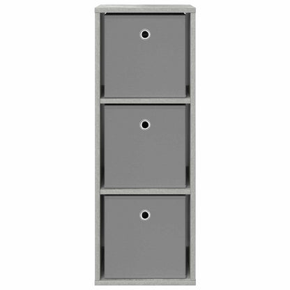 Sideboard mit Schubladen Beton Grau 30,5 x 27 x 84,5 cm