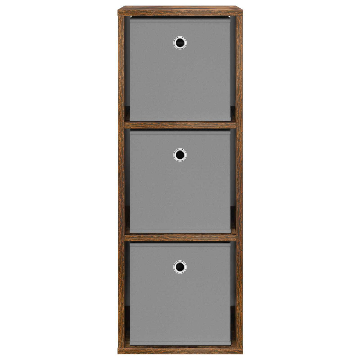 Sideboard mit Schubladen Geräucherte Eiche 30,5 x 27 x 84,5 cm