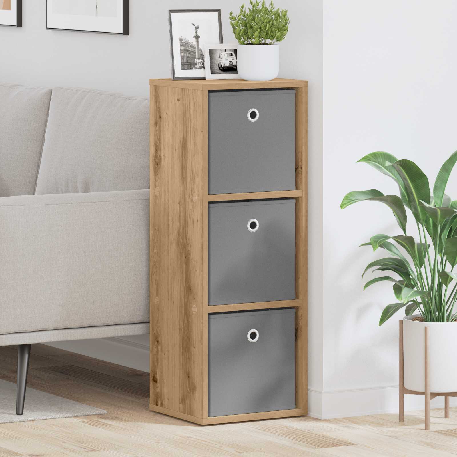 Sideboard Artisan-Eiche 30,5 x 27 x 84,5 cm