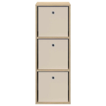 Sideboard mit Schubladen Sonoma-Eiche 35 x 32 x 99,5 cm